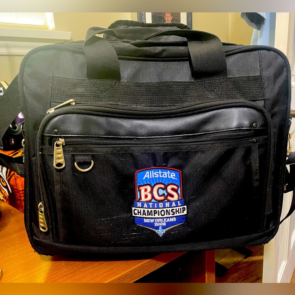 Vintage 2008 BCS fb championship rolling briefcase